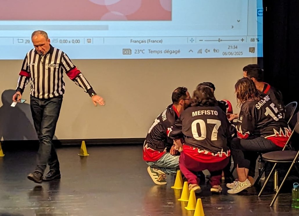 Match de la diaboLigue avec comme Arbitre Olivier TSEVERY